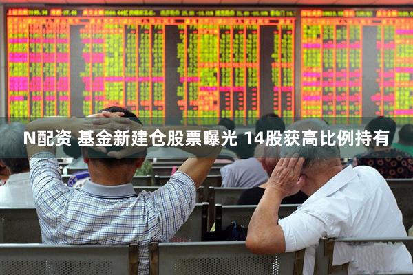 N配资 基金新建仓股票曝光 14股获高比例持有